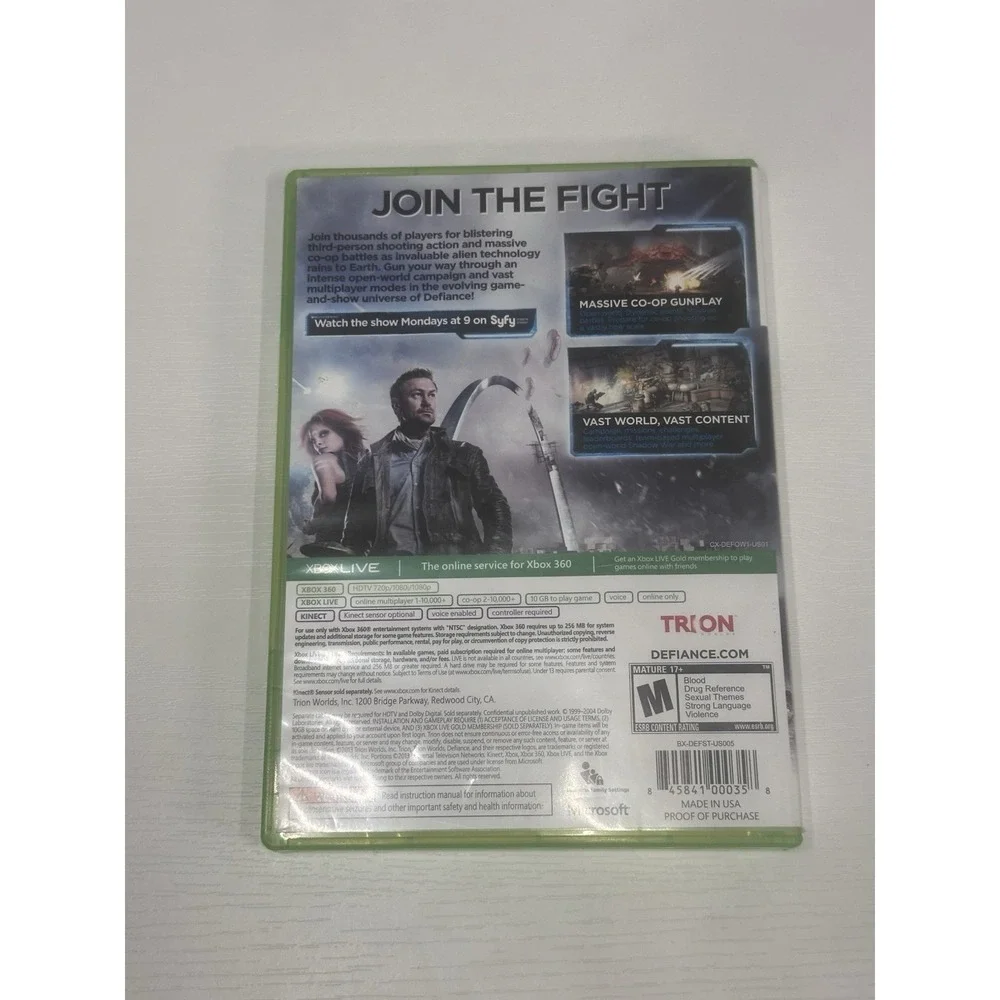 Defiance Xbox 360 Complete CIB